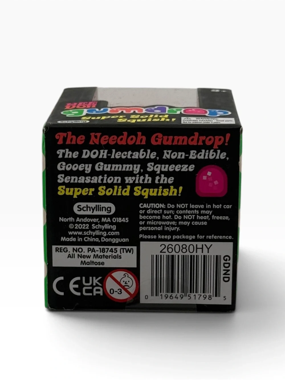 Needoh Gumdrop Super Solid Squish - Pink